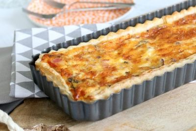 Egg and Bacon Puff Pie