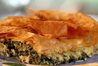 Cheese and Spinach Triangles