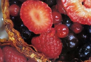 Summer Berries in Spiced Fillo